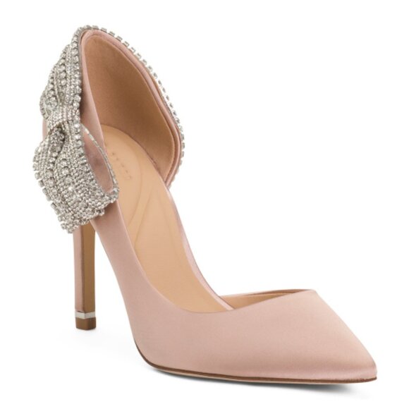 Ted Baker London Vandi Half d'Orsay Pointed Toe Pump in Blush - Picture 1 of 3